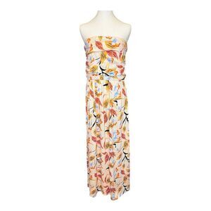 Grace Karin Women's‎ XL Strapless Floral Maxi Dress Multicolor Summer